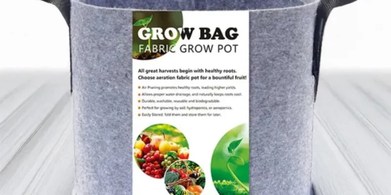 GEO Bag 15 Gallon -1 PCS (dia 18″ hight 14″-) Plant Grow Bags, Synthetic Pot